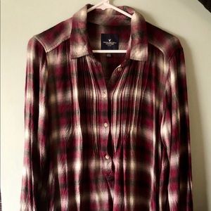 American eagle flannel top